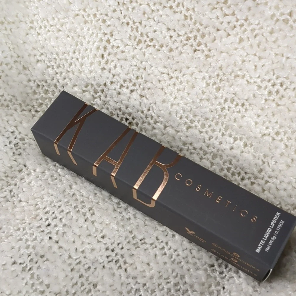 KAB Cosmetics Matte Liquid Lipstick in Red Velvet, 5g/0.175fl oz